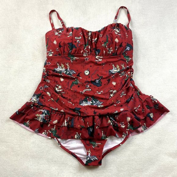 Hot Topic Other - Hot Topic Disney Peter Pan Retro Swimsuit Pin Up